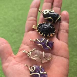 Hand Made Gem Pendants